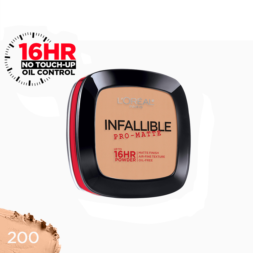 Infallible Pro-Matte Pressed Powder - 200 Natural Beige