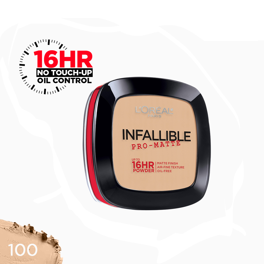 Infallible Pro-Matte Pressed Powder - 100 Porcelain