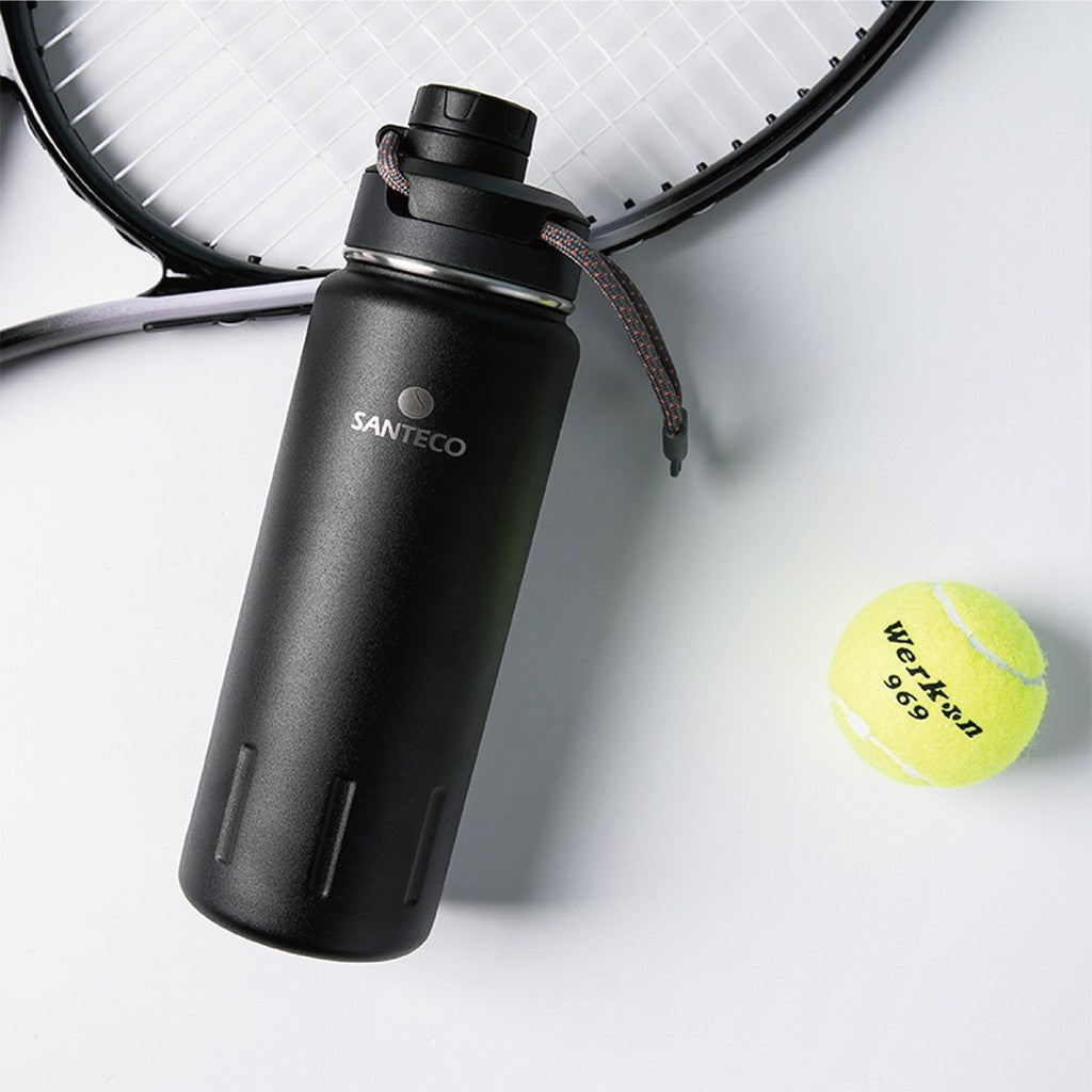 Ktwo Sports Bottle, 24 oz, Stainless Steel, Vacuum Insulated
