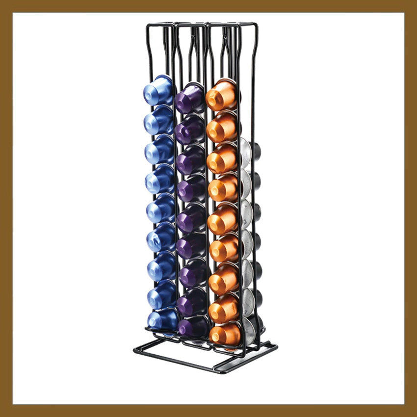 60 Nespresso Coffee Pods Holder Rotating 1362