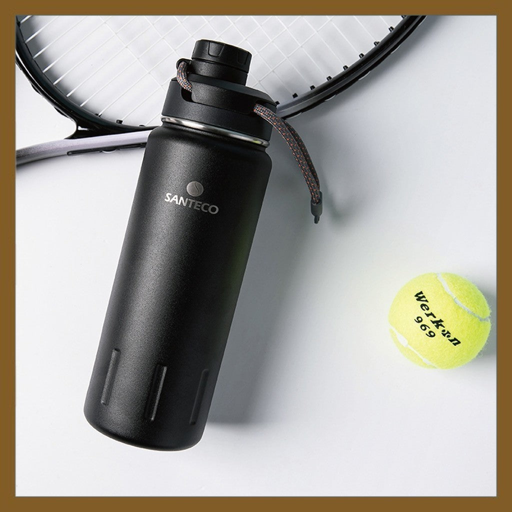 Ktwo Sports Bottle, 24 oz, Stainless Steel, Vacuum Insulated