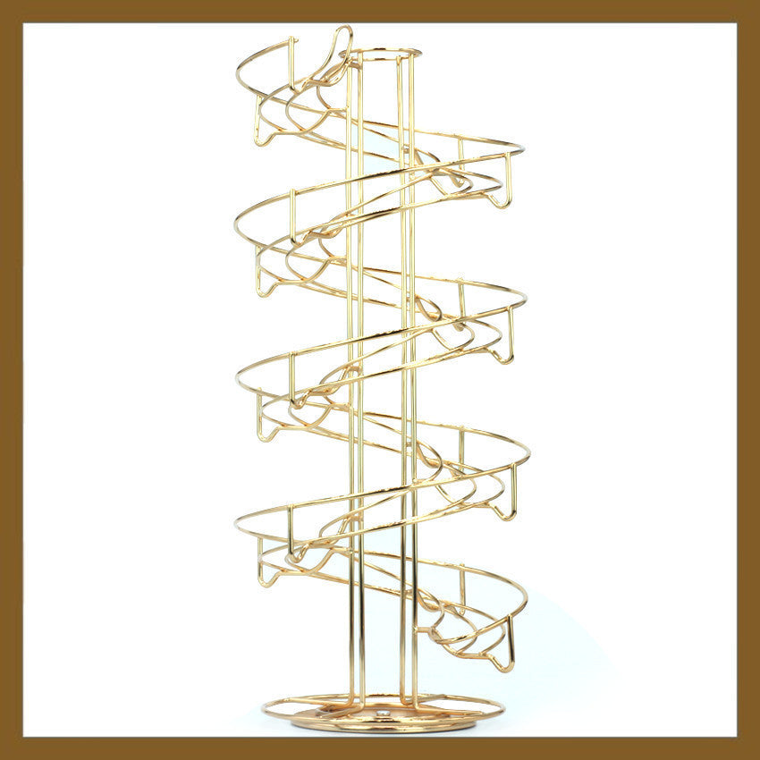 40 Caffitaly Rotating Coffee Rack Pod Holder 1353