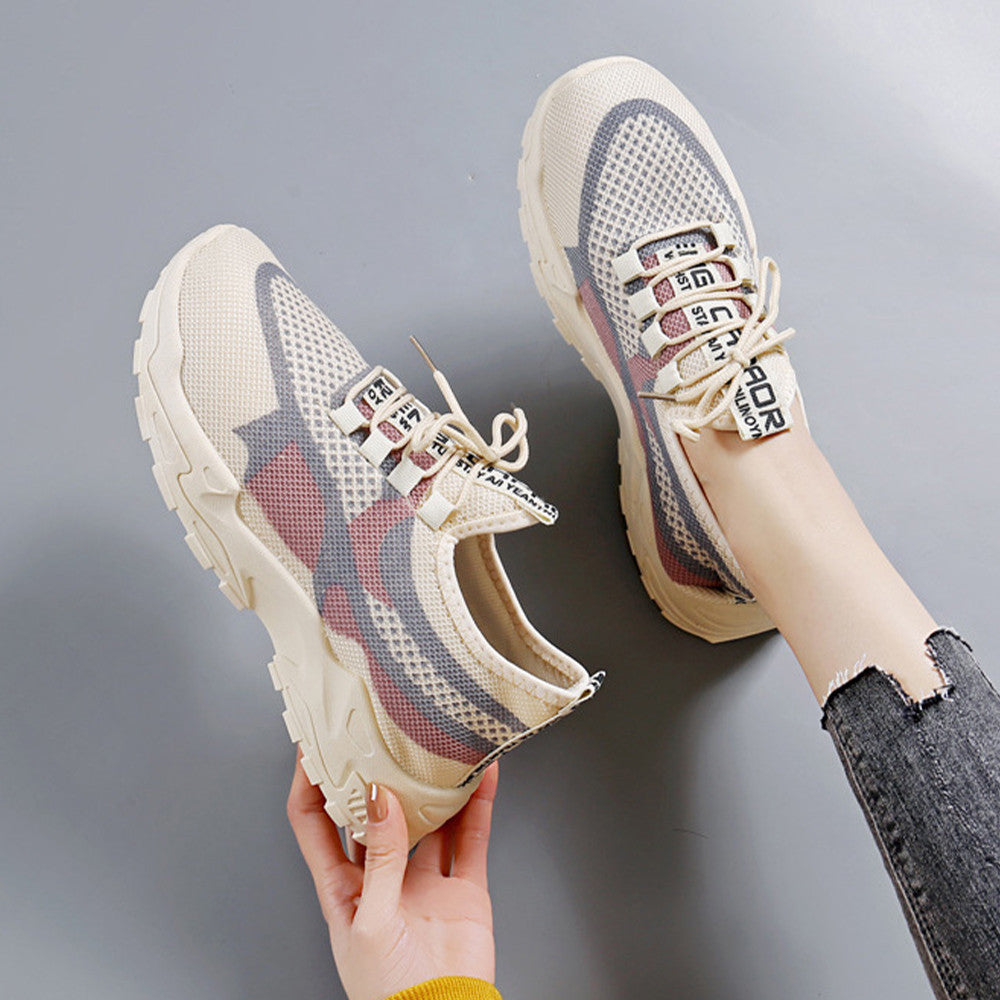 Women's Sneakers HL01-Beige-36